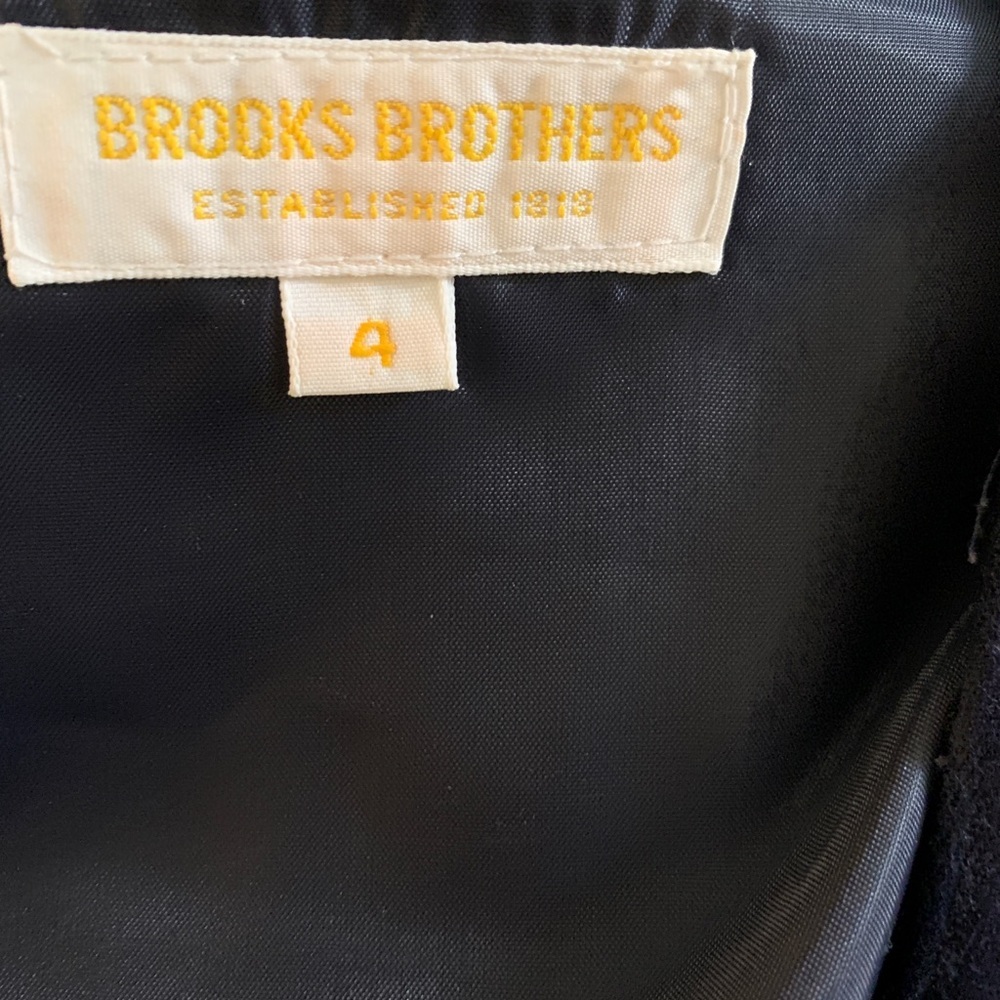 Vintage Brooks Brothers Belted Wool Dress - Picture 6 of 15
